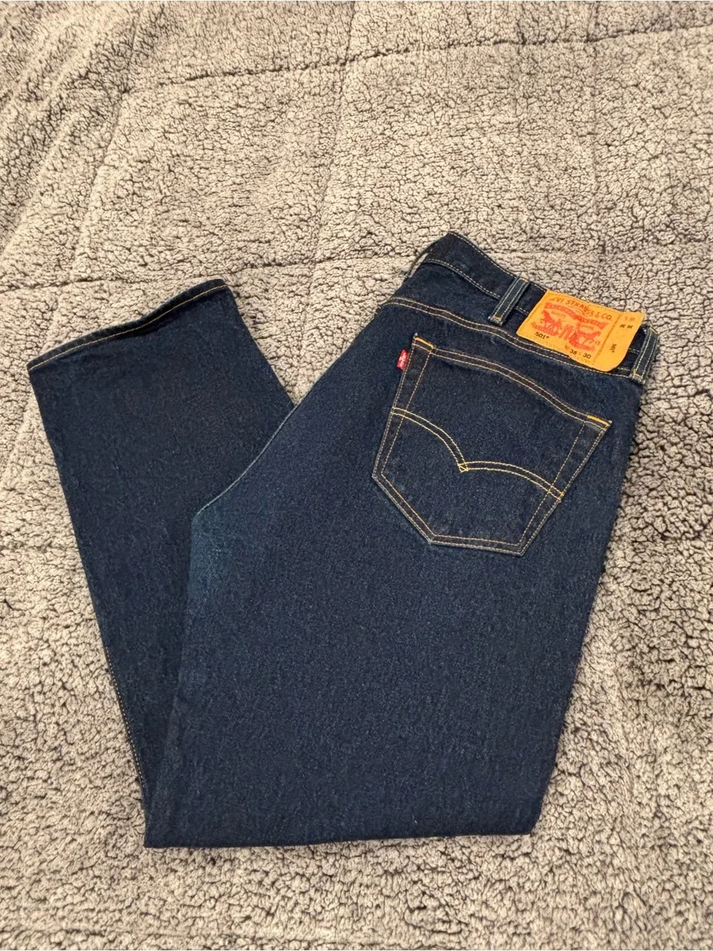 Levi's 501 Indigo Men's Straight Jeans
